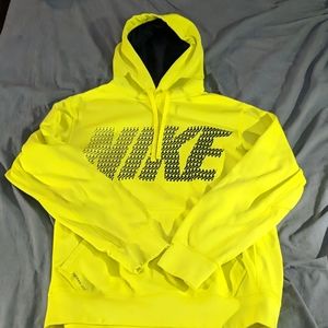 Mens Yellow Nike Sweatshirt